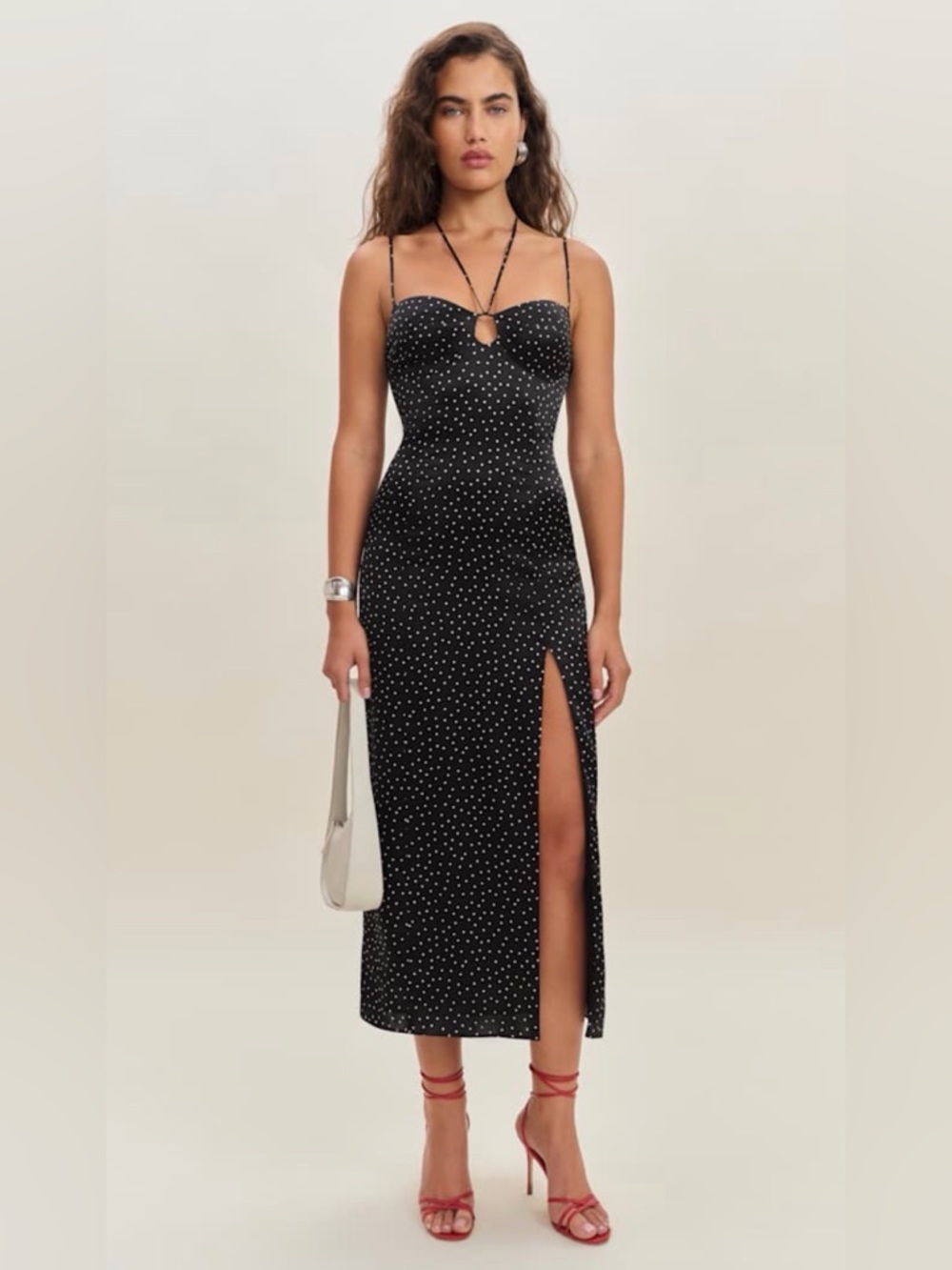 Sophie Silk Dress from Reformation, Size 8, NEW with all tags.